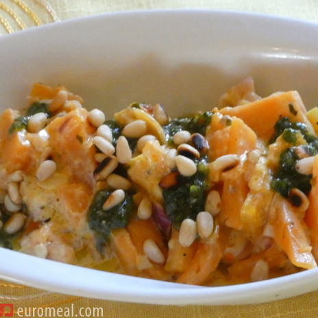 Kürbisgemüse mediterran
