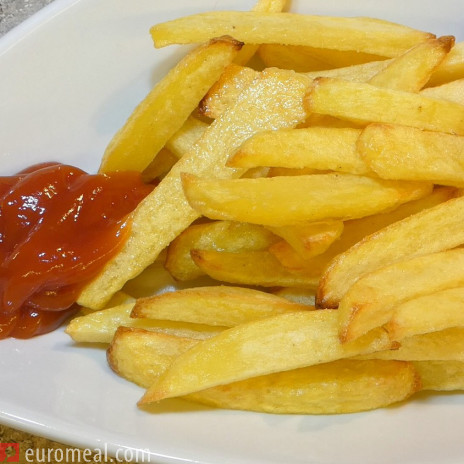 Pommes frites im Backrohr