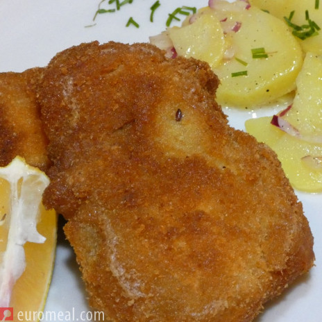 Gebackenes Welsfilet