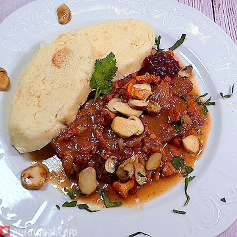 Rindsschnitzel in Steinpilzsauce