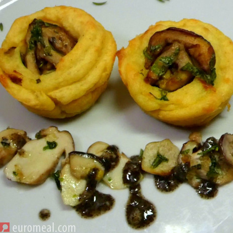 Steinpilz Kartoffel Muffins