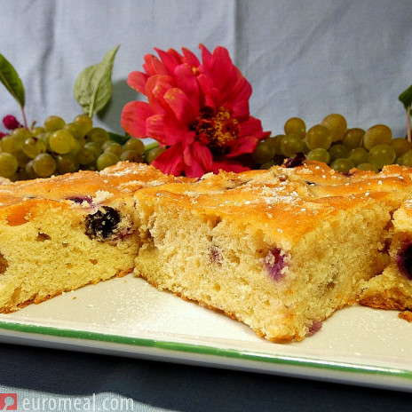 Weintraubenkuchen