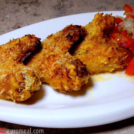 Chicken wings mit Orange und Kokos