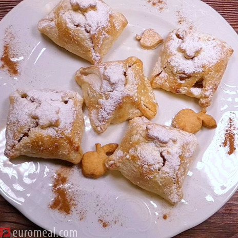 Äpfel im Schlafrock