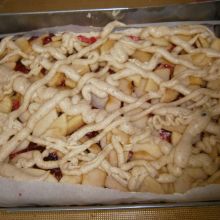 Masse aufstreichen