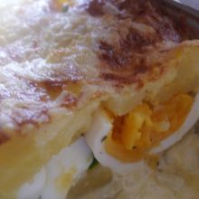 Kartoffelauflauf mit Ei