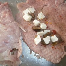 Schnitzel füllen
