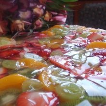 Obst-Topfenschnitten