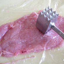 Schnitzel klopfen