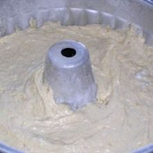 Masse in Form füllen