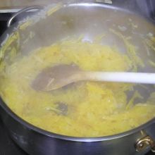 Kürbis anrösten