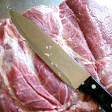 Fleisch schneiden
