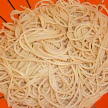 Spaghetti abseihen