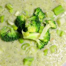 Vegane Brokkolicremesuppe