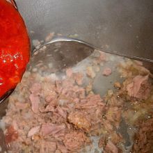 Thunfischsauce kochen