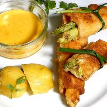 Spargel Schinken Käse Cordon bleu
