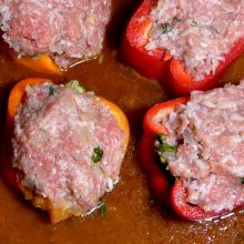 Paprika braten