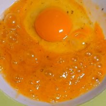 Eier verquirlen