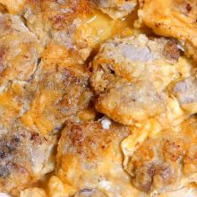 Filets goldgelb ausbacken