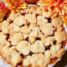 Apfel Preiselbeer Tarte
