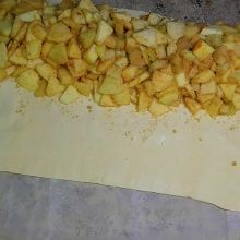 Strudel füllen