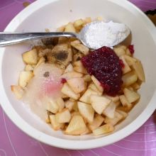 Apfelfüllung vorbereiten
