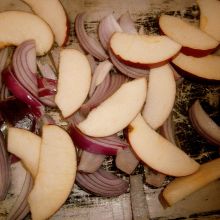 Äpfel anbraten