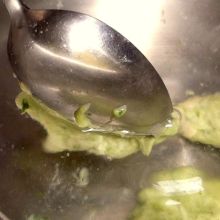 Bärlauchnockerl einkochen