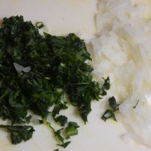Bärlauch schneiden