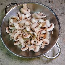 Champignons braten