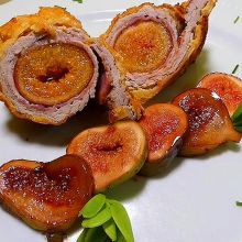 Cordon bleu mit Feige