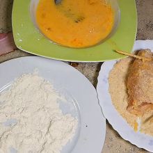 Cordon bleu panieren