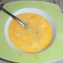 Eier verrühren