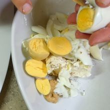 Eier aushölen