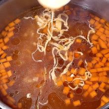 Tropfteig einkochen