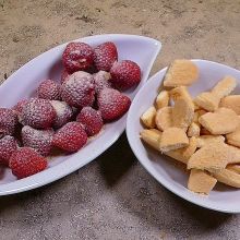Erdbeeren vorbereiten