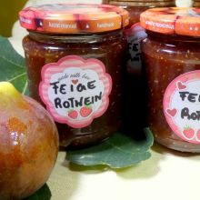 Feigen Rotwein Marmelade