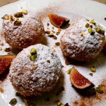 Topfenknödel mit Feigen