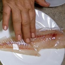 Fischfilet säuern