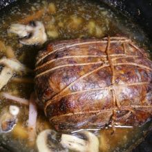 auf mittlerer Schine braten