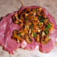 Braten füllen