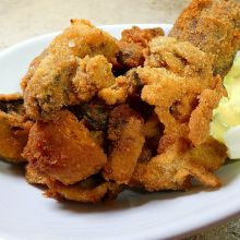 Champignons und Portobellos einfach, schnell panieren und frittieren