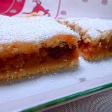 Gedeckter Apfelkuchen