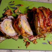 Schweinefilet aufschneiden