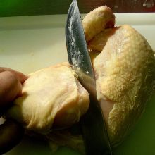 Brust und Keule trennen