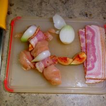 Auf Spieße stecken