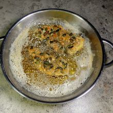 Fisch schwimmend ausbacken