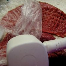 Fleisch klopfen