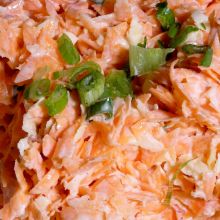 Karotten - Apfelsalat mit Joghurtdressing