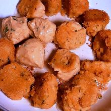 Kichererbsenbällchen braten